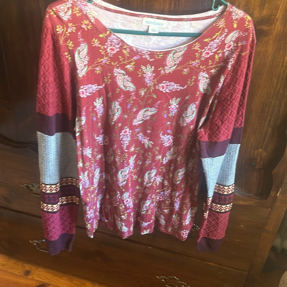 Tops a cute long sleeve shirt by Sundance